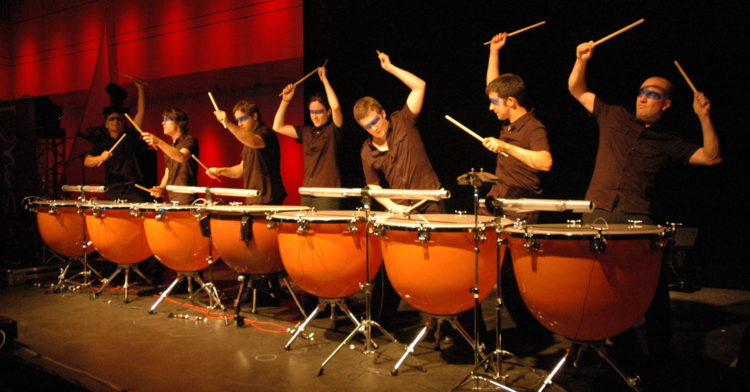 Timpani Ensemble drumschool, Drums On Fire, Emex